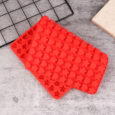 1 Pc Multicavity Stern Liebe Form Silikon Formen Diy Schokolade Süßigkeiten Tablett Für Keks Behandeln Süßigkeiten Gummiartige Cookie Backen Werkzeug