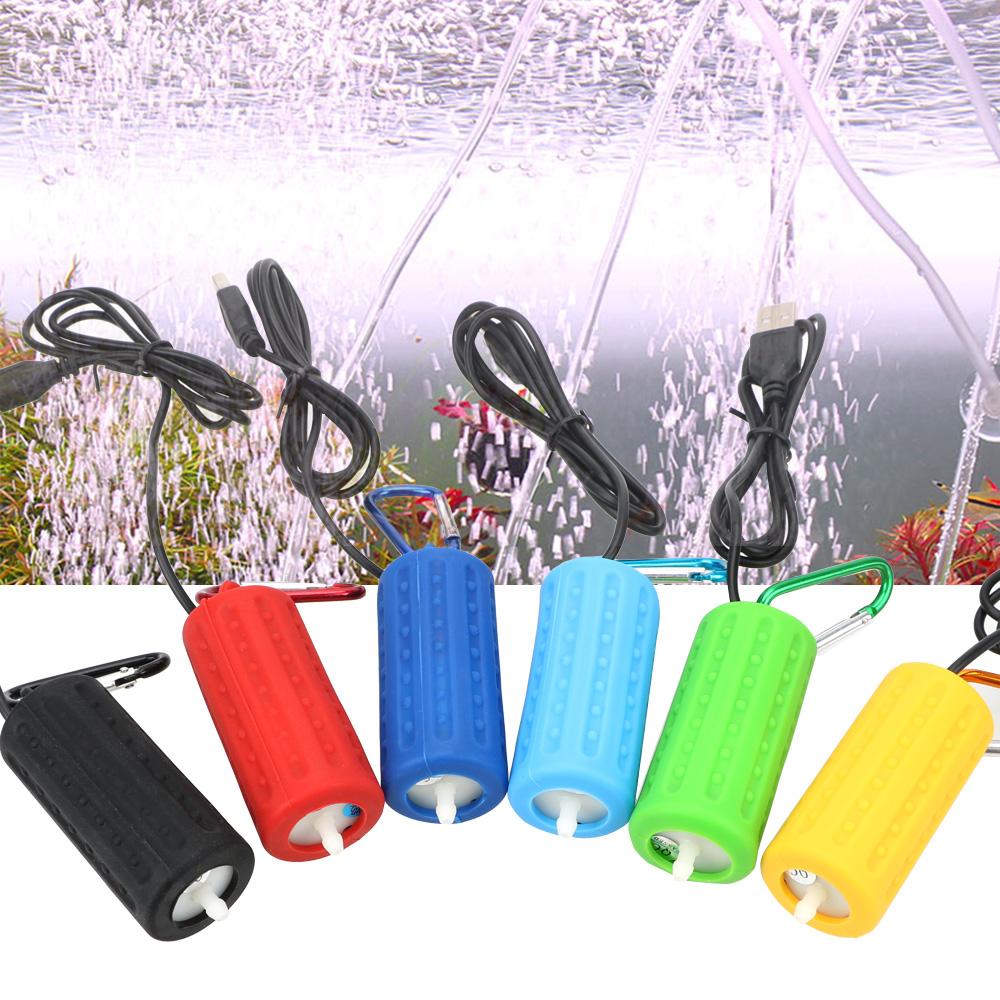 1 ks Akvarijní kyslíkové vzduchové čerpadlo Přenosný vodní terarijní filtr Tichý Úsporné potřeby Mini USB Příslušenství pro akvárium