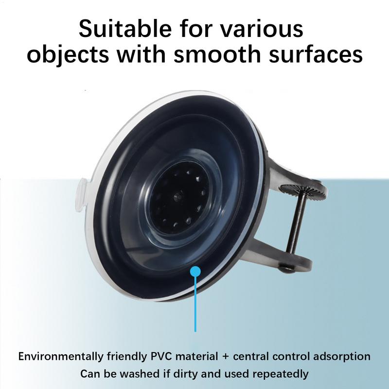 Car Dash Cam Mount 180 Degree Adjustable Camera Holder 68mm Suction Cup Auto Dash Cam Base Bracket for Car Dashboard Windshield