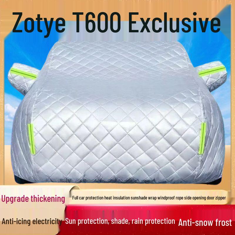 

Zotye T600 Sport SUV All-Weather Car Cover: Sun, Rain, Snow & Hail Protection. All-season Hail Resistant with Extra Thick Padding