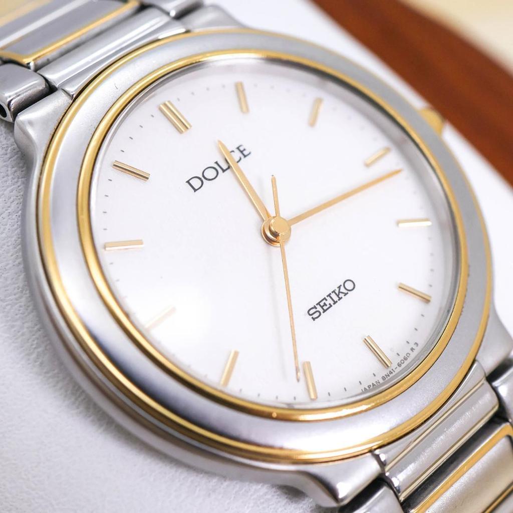 [USED] Working SEIKO Dolce Watch 8N41-6040 Battery 2449