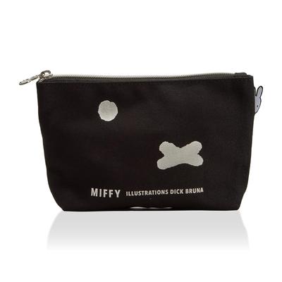 Miffy Canvas with Silver Face [Sifre] Multi-Pouch 7100-M B306.Black