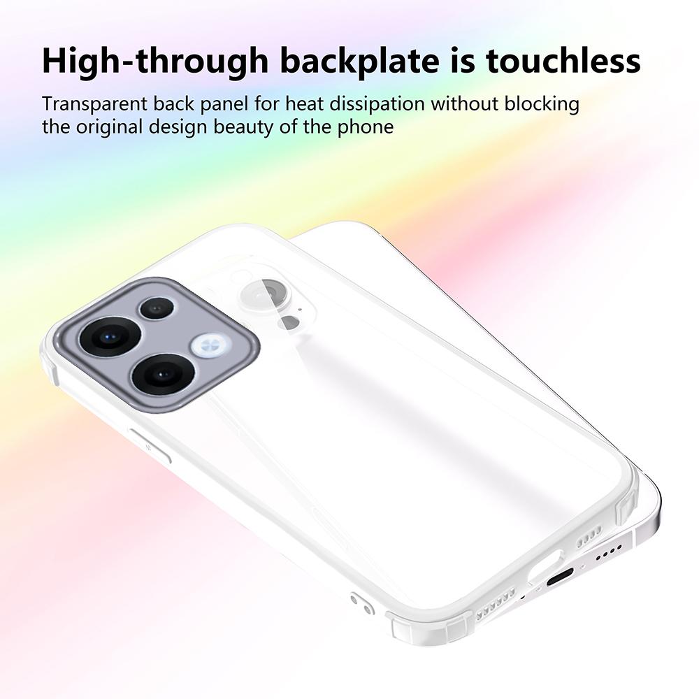 Luxury Shockproof Transparent Phone Case For Oppo A6 Pro A5 Pro A5X A3 A3X A40 A60 A80 A98 A58 A38 A79 Clear Soft Bumper Cover