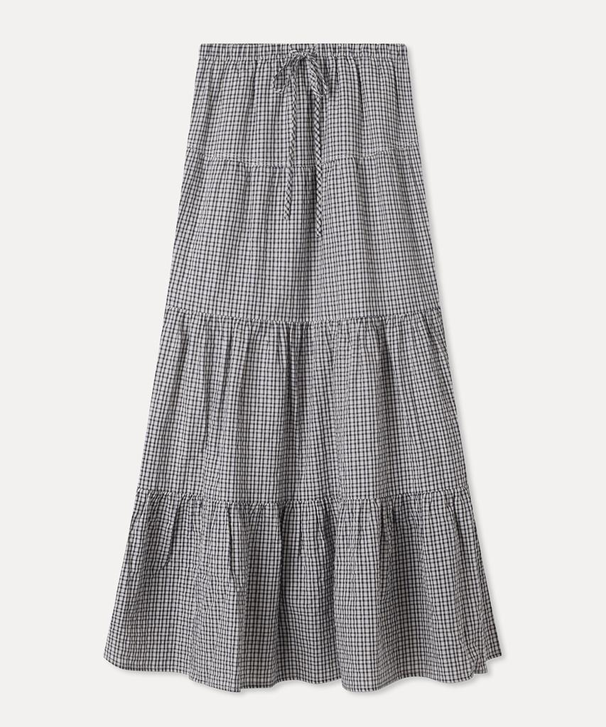 MIXXO Tiered Long Skirt Re Whg410G_Miwwhg52Qg