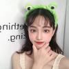 Girls Wide-brimmed Elastic Skincare Hair Band Makeup Headband Washing Face Hairband Funny Frog
