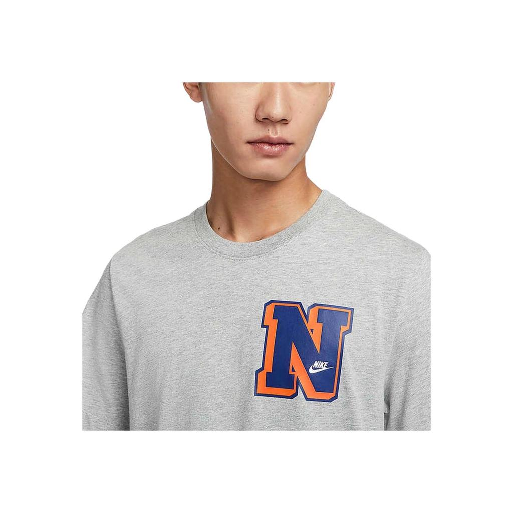 Nike Vintage Letter Casual Short Sleeve T-Shirt Men Tops Dark-Gray FV3773-063
