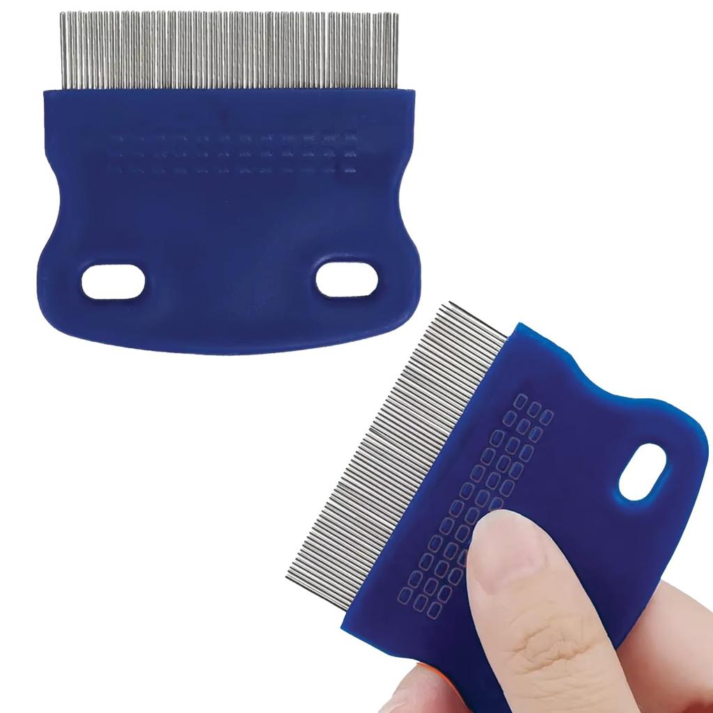 TEMPERIA (1 Pcs) Lice Comb for Women, Men & Kids Hair - Nits, Dandruff & Lice Eggs Remover Products - Hair Lies Removal Comb for Head - Premium & E