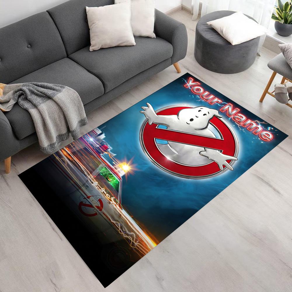 Ghostbusters Personalized Name Floor Mat Suitable for Decorate room Playrooms Kitchen Game Room Anti-slip Rug Decorate Offices