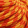 GM CLIMBING 30kN Double Braid Double Braid Structure Rigging Rope Polyester Sheath and Nylon Core Braid 30M Cut Size Orange 11.5mm