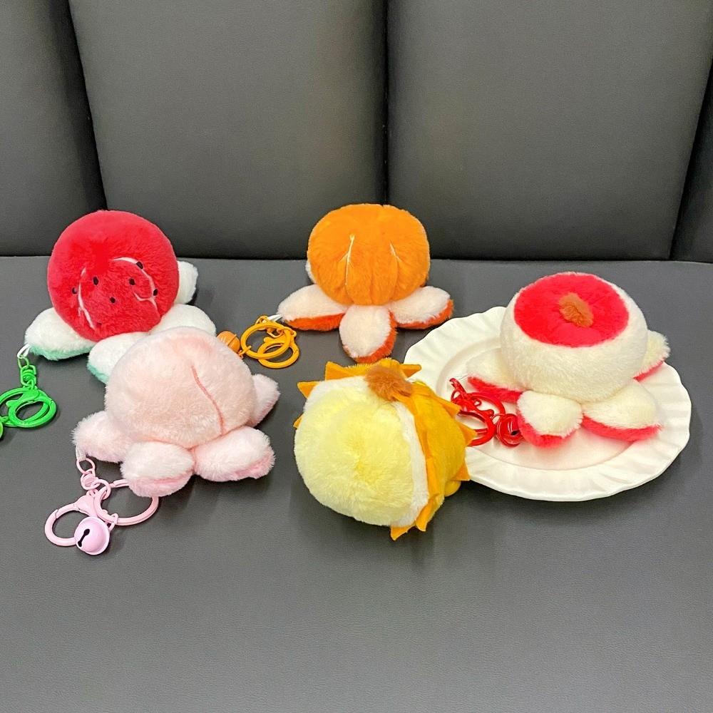 Watermelon Fruits Plushies Keychain Simulation Fruit Stuffed Doll Fruits Plush Pendants  Ornaments