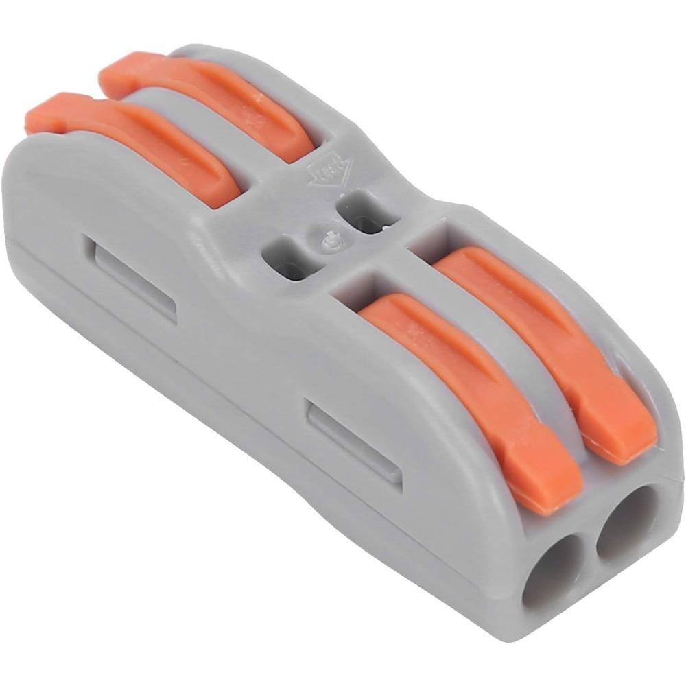 Terminal Conductor 50Pcs Quick Compact Conductors Soft Hard Wire Connectors Industrial Connector SPL-2