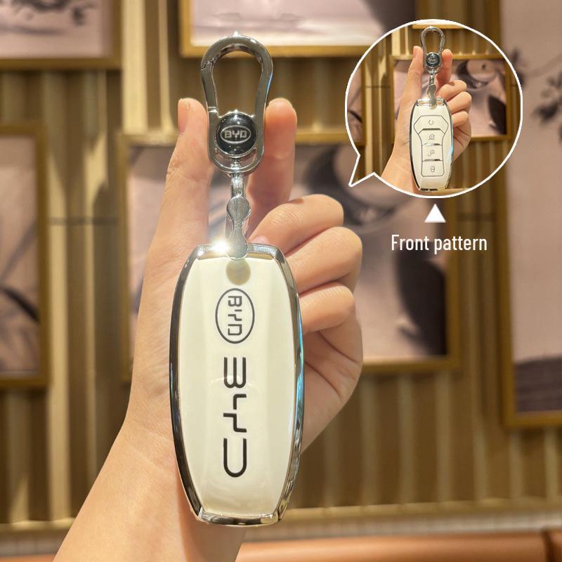 BYD Key Case: Fits Song Pro, Han EV, Tang DMI, Qin PRO, Song MAX, Yuan, Qin Plus. Stylish and Protective.