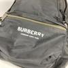 BURBERRY 8016109 Bicolor logo backpack bag Backpack Nylon Black/White