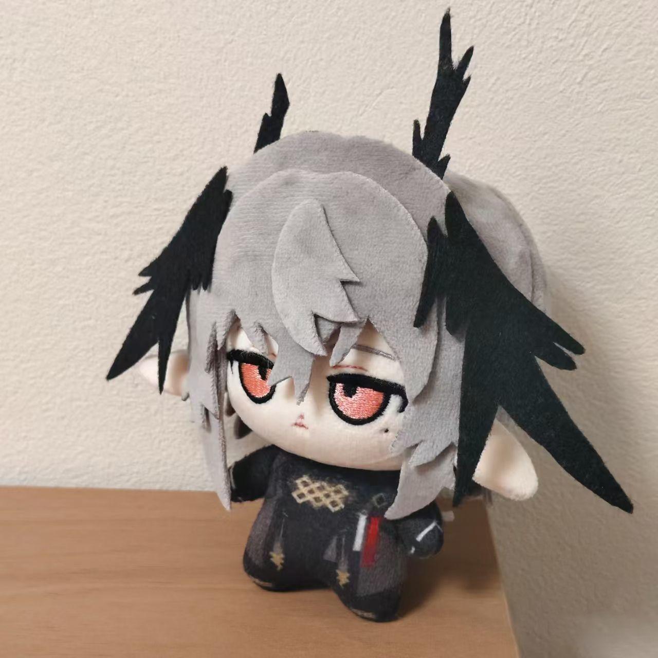 Arknights O Le Logos 10cm Plüschtier Chongyue Priesterin Virtuosa Vollstrecker Cosplay Baumwollpuppe Rucksackanhänger Schlüsselanhänger Geschenke 10cm