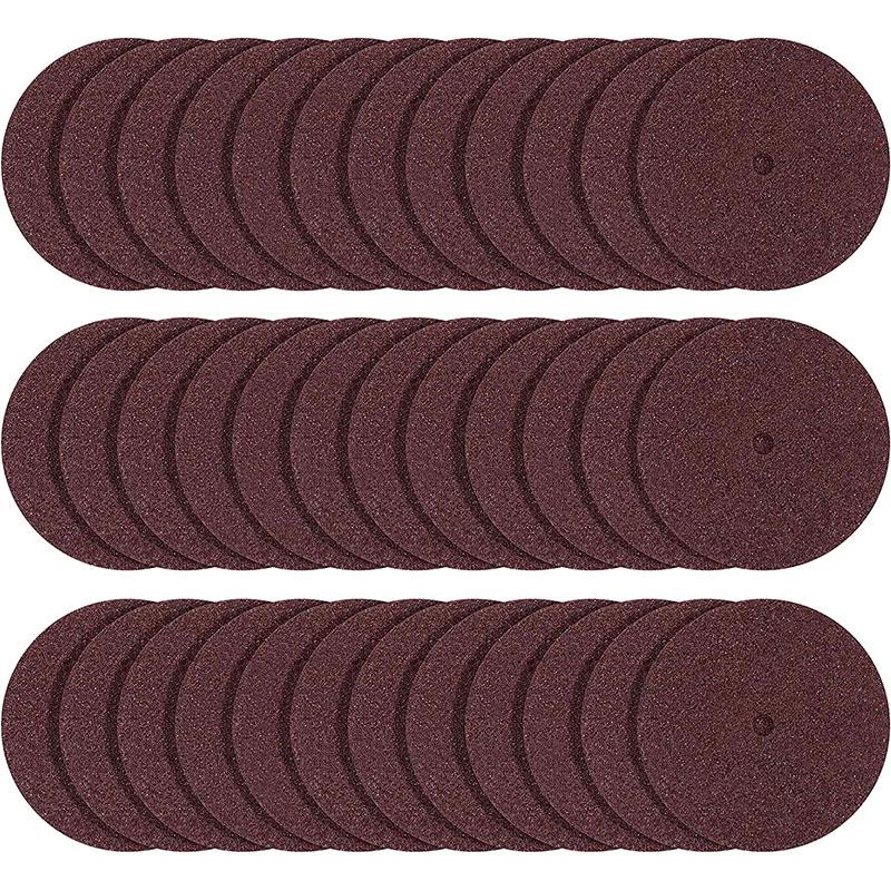 

36 шт., аксессуары для Dremel, 24 мм, абразивный диск, отрезные диски, усиленные отрезные шлифовальные круги, поворотный диск, режущий инструмент 36Pcs