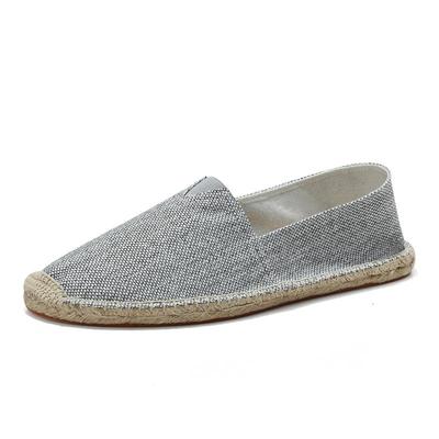 Espadrilles For Men  Summer New Linen Men 'S Casual Shoes Handmade Weaving Fisherman Shoes Fashion Flats Big Size 47