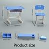 Study Desk Chair Miniature Furniture Model For Kids Early Education Furniture 1/12 Doll House Scene Setting Accessories