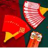 Pulling Fan New Year Red Envelope Exquisite Red Envelope Fan  Spring Festival