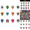 Skull Theme Cake Party Decor Paper Insert For Halloween And Party Venue