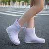 Rain Shoes Women's Fashion Outer Wear Overshoes Lightweight Waterproof Rubber Shoes New Work Non-slip Short Rain Boots