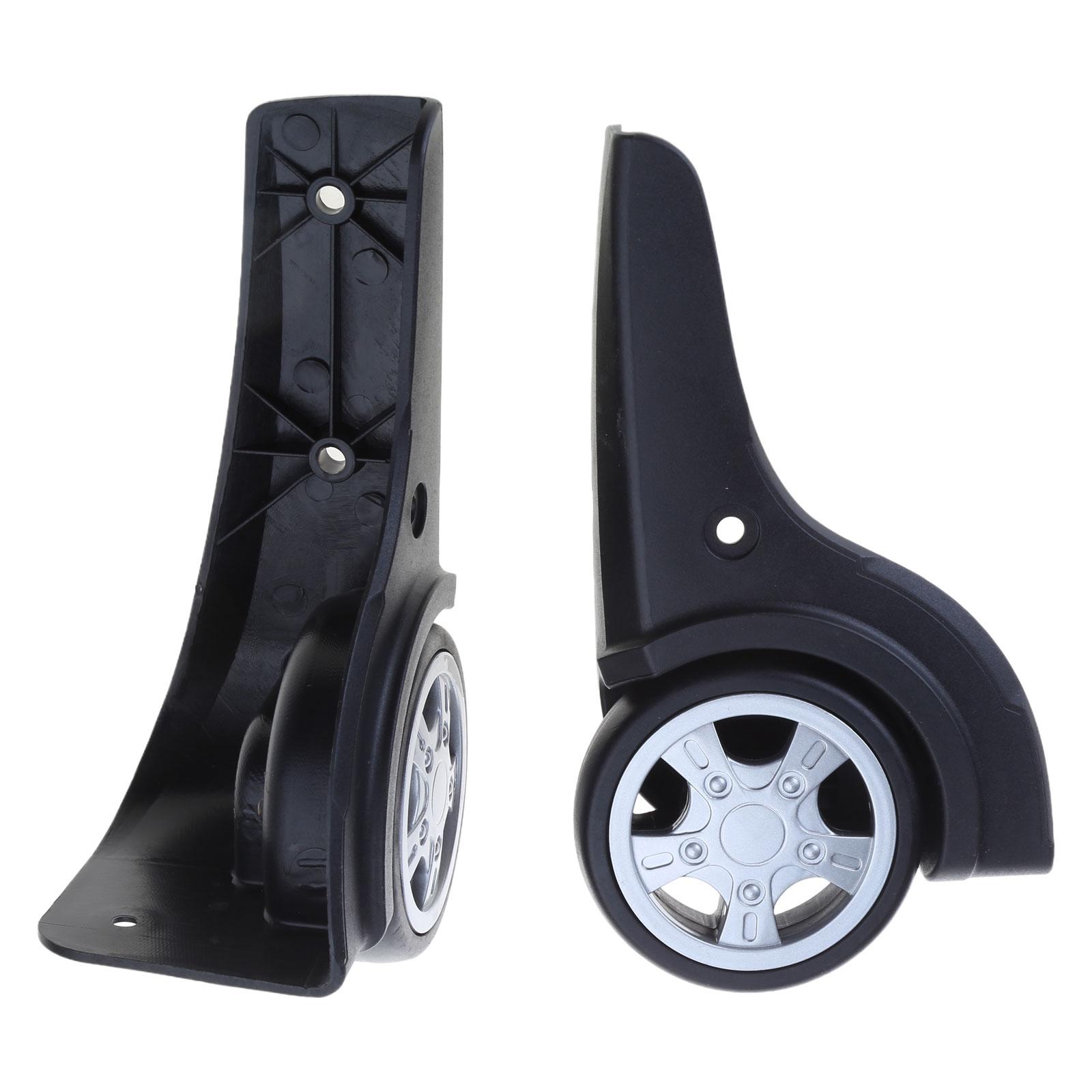1 Pair Replacement Luggages Wheels PVC Suitcase Wheels Spare Wheels Travel Luggages Wheels Airplanes Wheels for Vacation 1