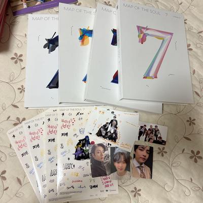 [USED] Bts Mapofthesoul7 4-piece Set with Bonus