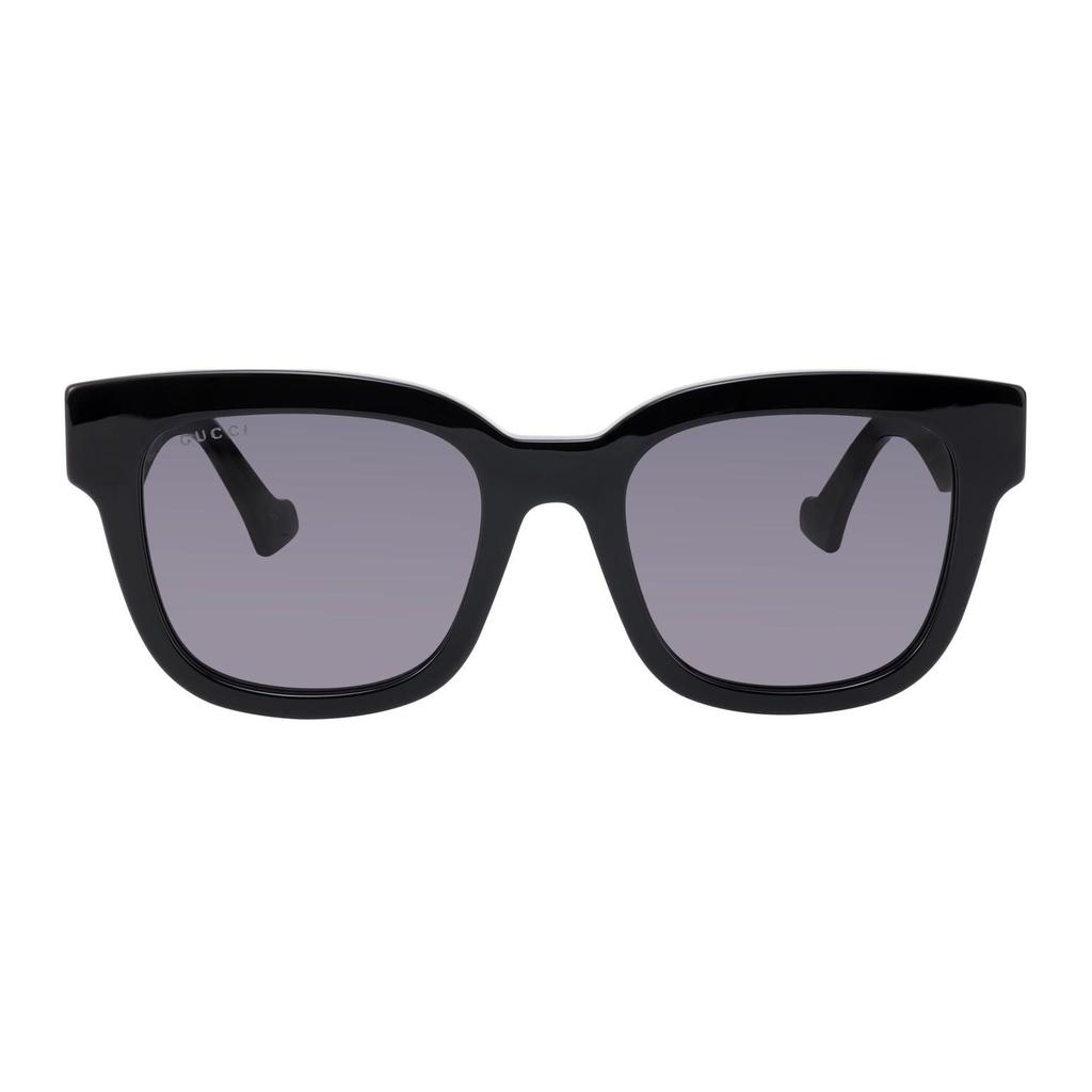 Gucci Square Acetate Sunglasses With Integrated Nose Pads Unisex Sunglasses Black GG0998S