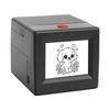 Imprimantă Cutie Autocolante Vocale AI, Aparat de Făcut Autocolante Termice cu Afișaj pentru Casă, Studiu, Proiecte DIY, Negru