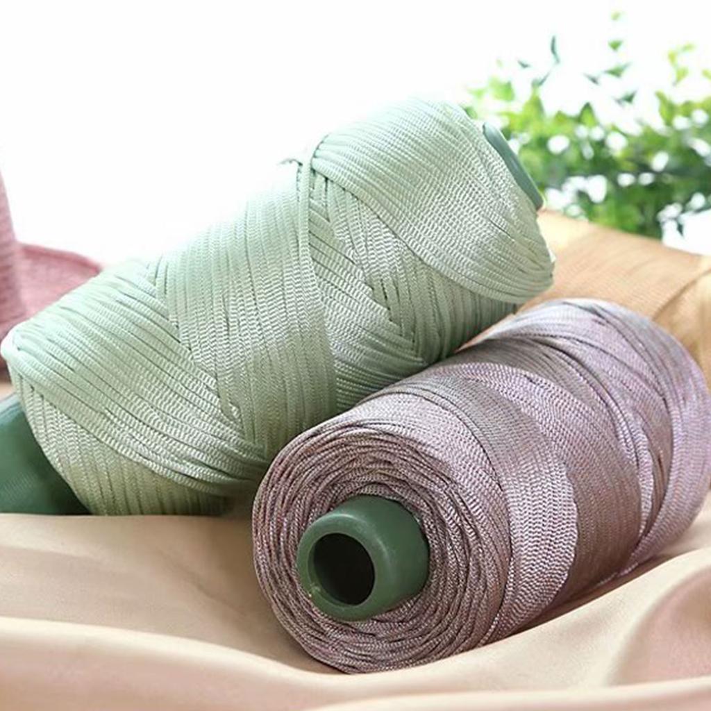 Colored Weaving Thread 2mm Thickness Cotton Linen Braiding Rope For Handmade Handbag Hat Shoe Knitting Weaving Craft