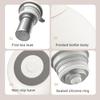 316 Stainless Steel Insulated Water Bottle with Tea Separator, Large Capacity