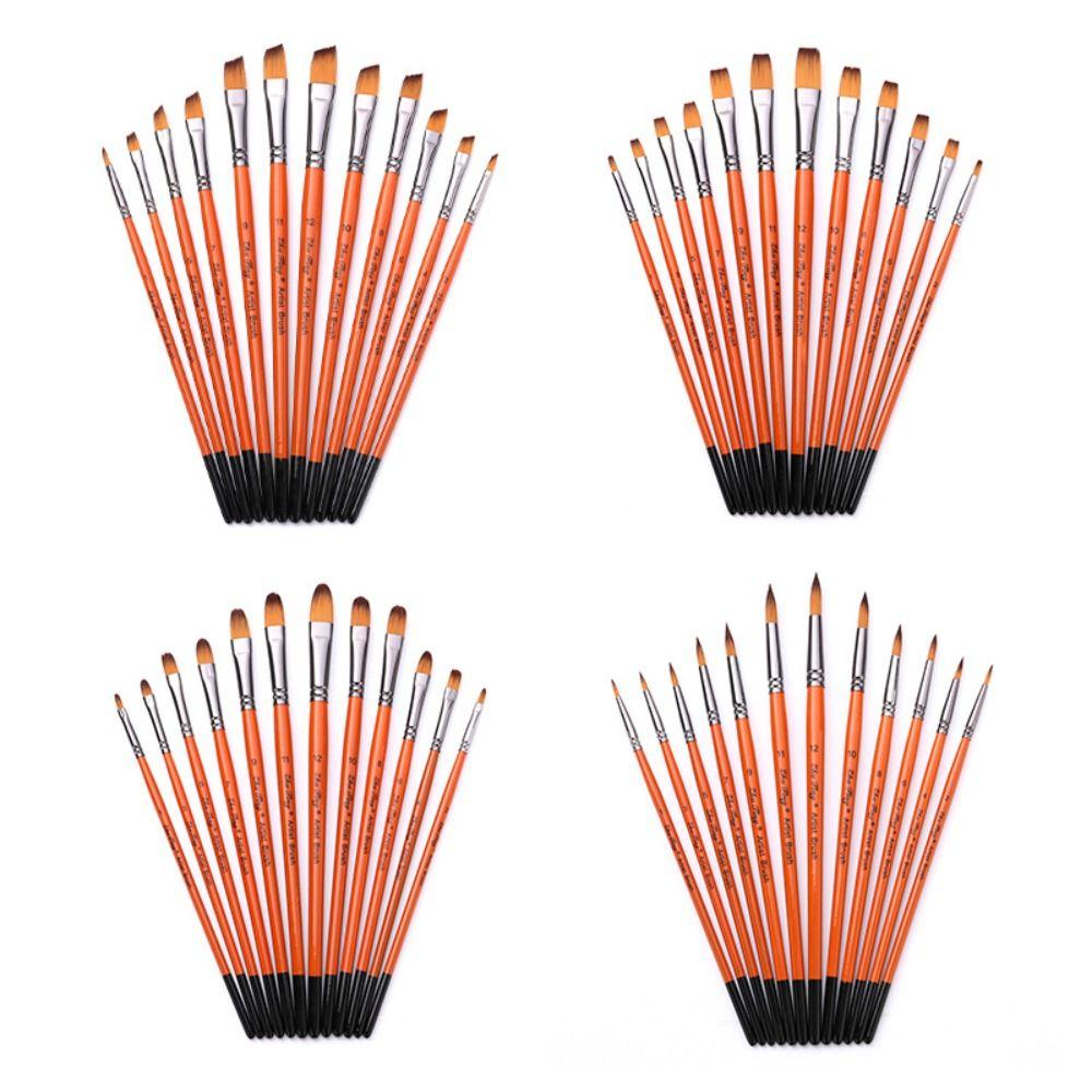 

12pcs/set Multifunctional Painting Brush Set Professional Art Paint Brushes Student Style 4