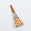 5Pcs Smooth Strokes Long Line Brush Set Wood  Handle Art Paint Brushes Painting Brush Set  Child