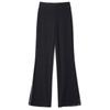 Summer Chiffon Wide Leg Pants Women High Waist Casual Black Long Trousers Female