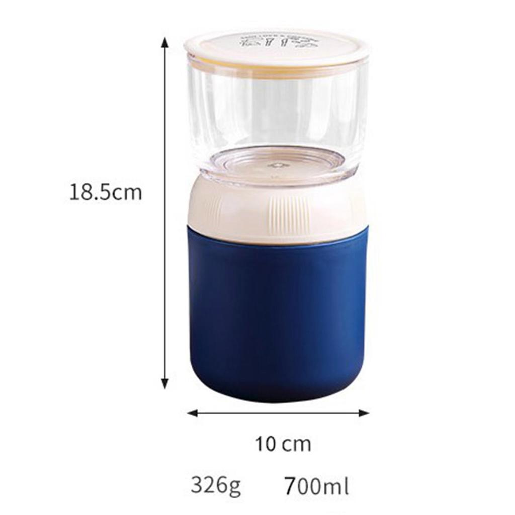 Pojemnik na jogurt Odłączana łyżeczka Przenośny Izolowany pojemnik na żywność ze stali nierdzewnej na śniadanie Sałatka Mleko Jogurt Dzieci