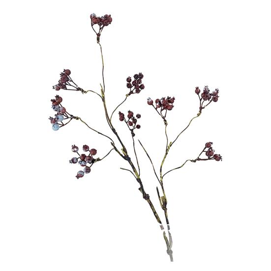 

Artificial Berry Pick Realistic Yellow Blue Red Berries Stem Indoor Outdoor Holiday Party Home Office Decoration Faux Plants Branch темно-синий
