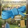 Strapazierfähige rutschfeste Wäscheleine Outdoor Trockelseil für Decken Winddichte Langlebige Wäscheleine mit Durchmesseroptionen