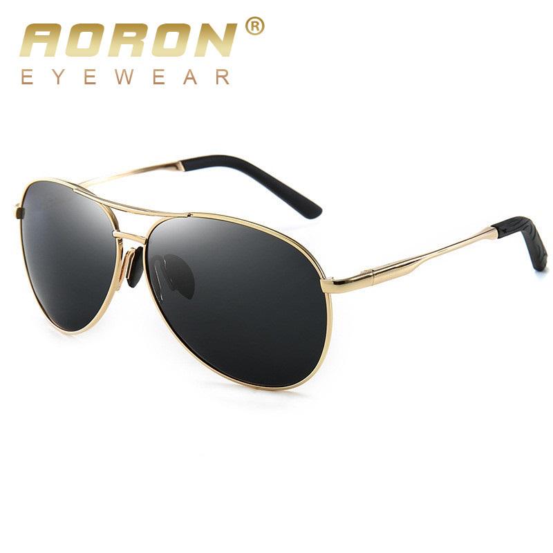 aoron More Than 100 Colors Polarized Sunglasses for Men Women Fashion Design Metal Frame Outdoor UV400 Anti Glare Driving Glasses