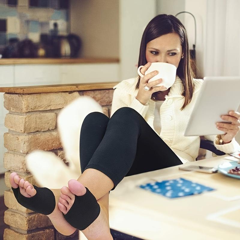 Mittelfußpolster zur Linderung von Fußschmerzen – 1 Paar weiche Gelpolsterbezüge für Damen und Herren – bequeme, waschbare Fußstützsocken