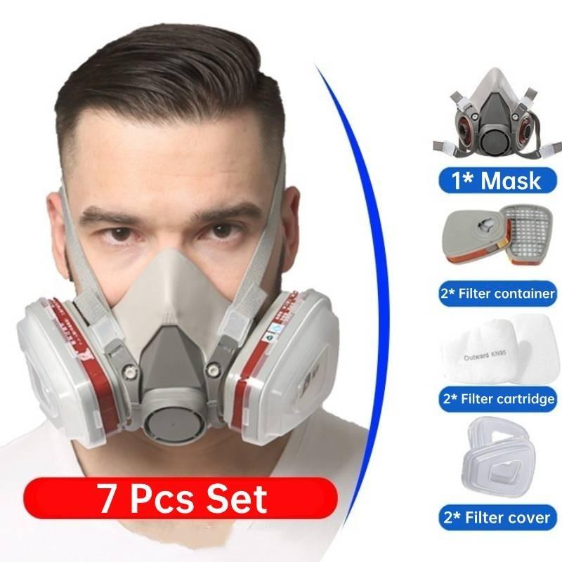 

Половина лица 6200 Маска-респиратор для покраски, распыления паров, безопасный Kn95