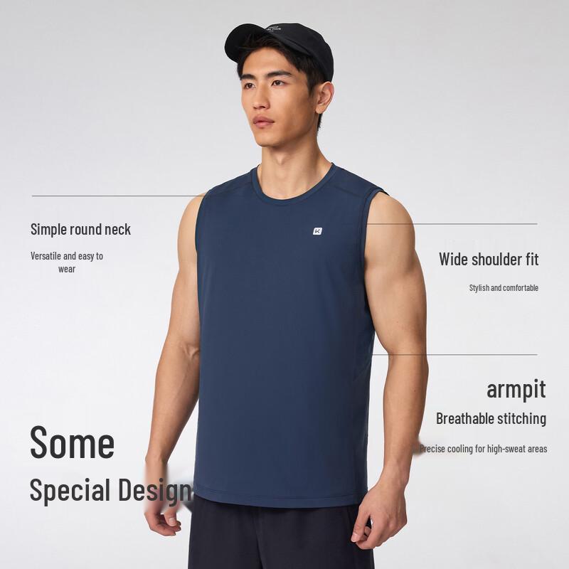 Keep Men's Quick-Dry Anti-Bacterial Running Fitness Vest 0600