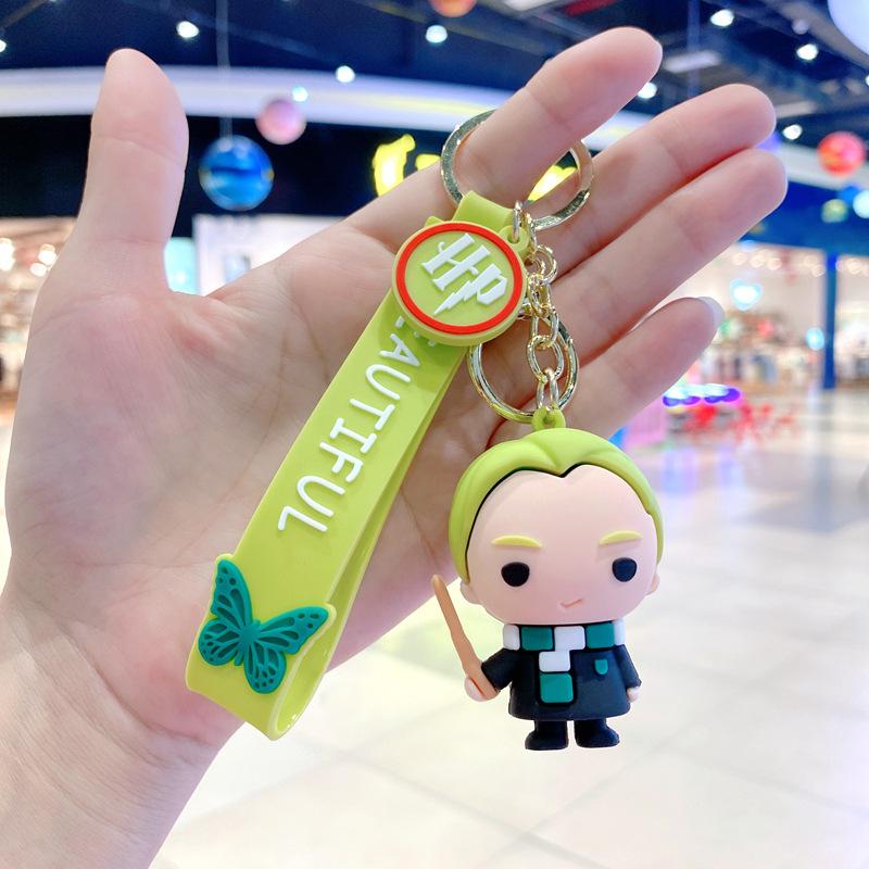 Creative Cartoon Rainbow Horse Unicorn Keychain Female Cute Ins Key Chain Student Schoolbag Pendant Small Gift