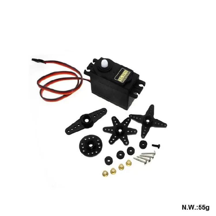 SG5010 Standard Servo For Aircraft Remote Control Aircraft Model Robot Steering Gear Remote Car Mechanical Swing Arm