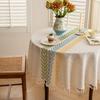 Tablecloth Fabric Cotton And Linen Small Fresh Waterproof Tablecloth High-End Embroidery Dining Table Cloth Round Table Coffee Table Cloth Tablecloth