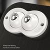4pcs Garbage Can Move Caster Stainless Steel Trash Can Bottom Wheel Self-adhesive Furniture Casters Wear-resistant Home Supplies