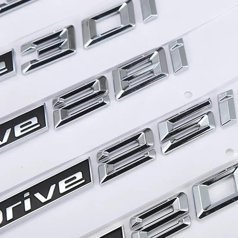 3D ABS Auto Car Side Fender Emblem Rear Trunk Badge Sticker Decals for XDRIVE 20d 25d 28d 30d 35d 40d 48d 50d X1 X3 X5 X6 X7