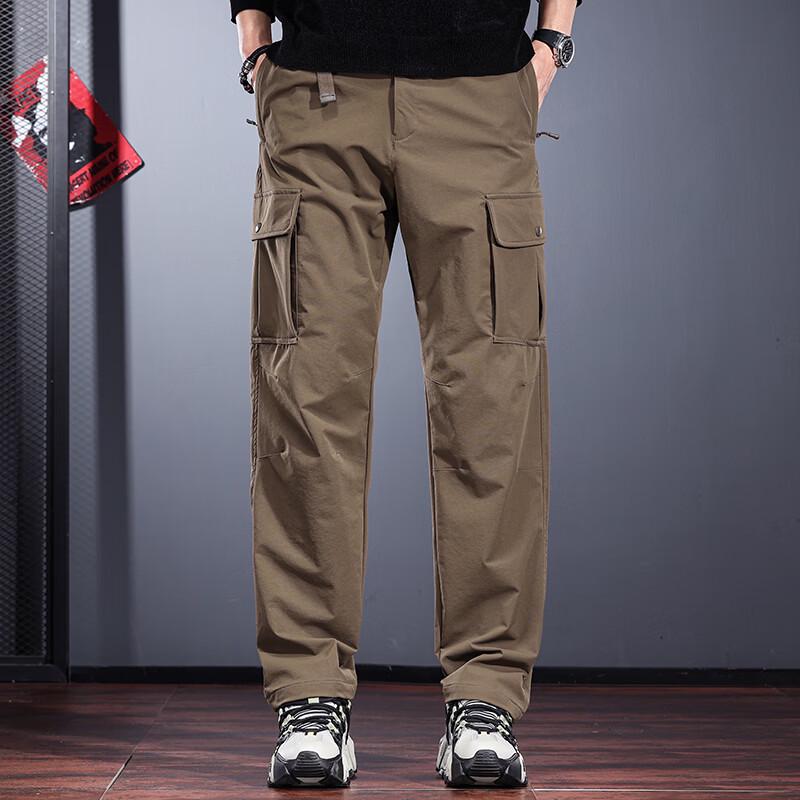 Men s Outdoor Straight-Leg Softshell Cargo Pants 2XL