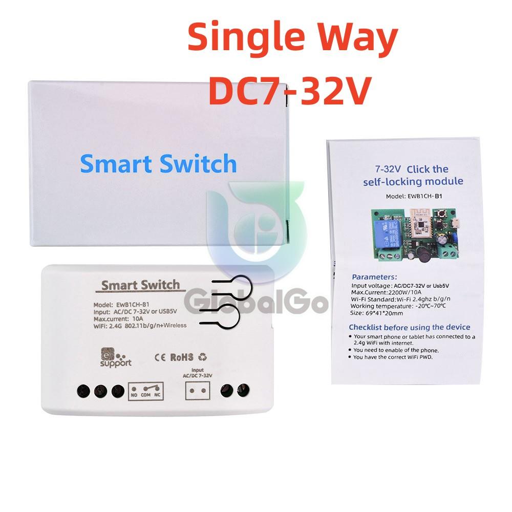 eWeLink 1/2/4 Channel Smart WiFi Wireless Dry Contact Relay Switch Module APP Remote Control Home Automation Module