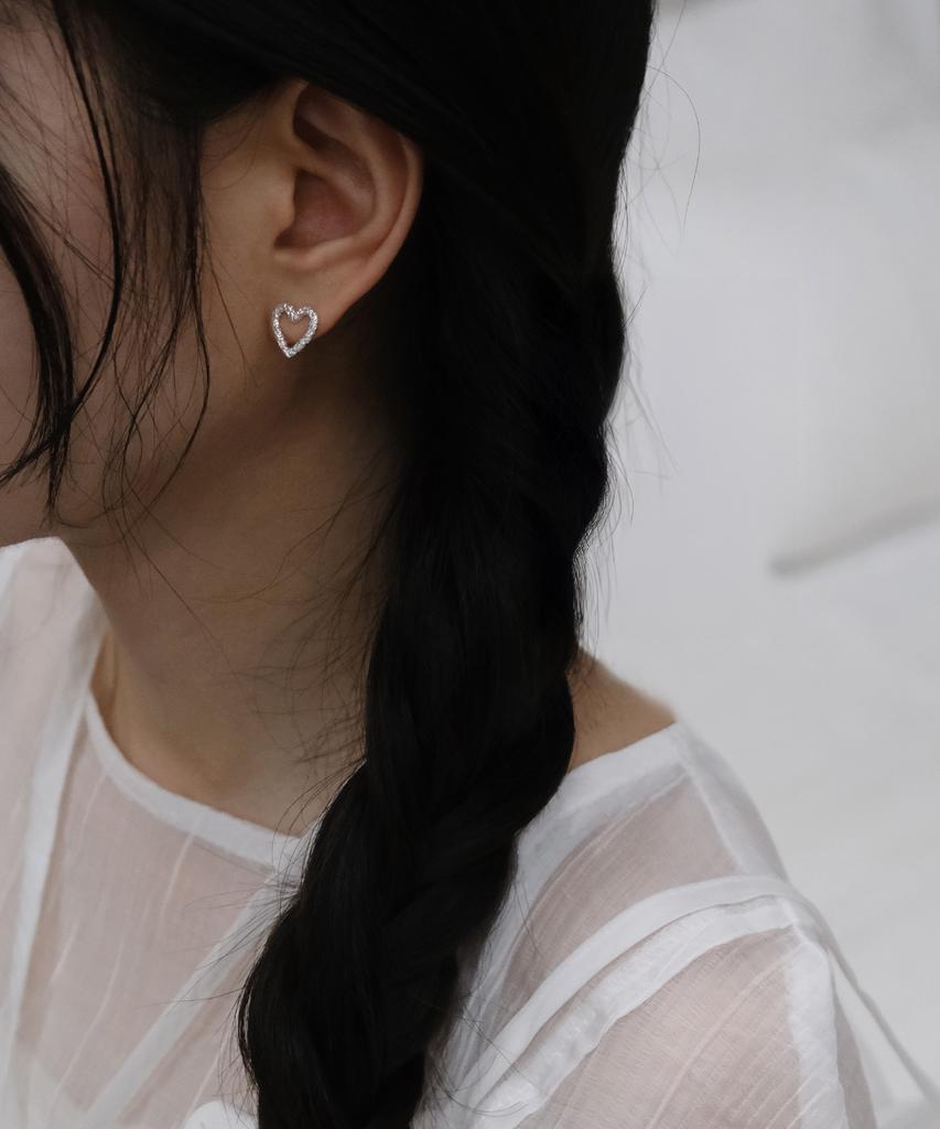 Poetryhaus Ripple Heart Earrings