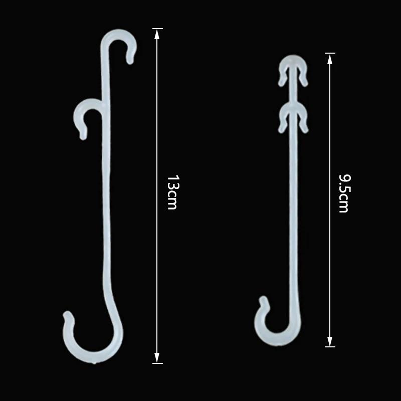 50pcs J Shaped Fruit Cherry Tomato Ear Hook Garden Vegetable Plant Grape Support Vines Fastener Clips Trellis Fixed Buckle Hook