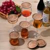 Mumufy 8 Pcs 4" Acacia Wood Wine Glass Charcuterie Topper Wine Glass Topper Charcuterie Plate Mini Charcuterie Board for Christmas Party Family